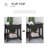 End Table, Narrow Side Table With Flip Top, Storage Cabinet, Bottom Shelf For Living Room