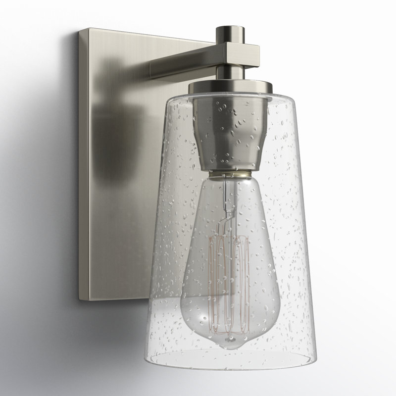 Mercer 1 - Light Armed Sconce, Satin Nickel