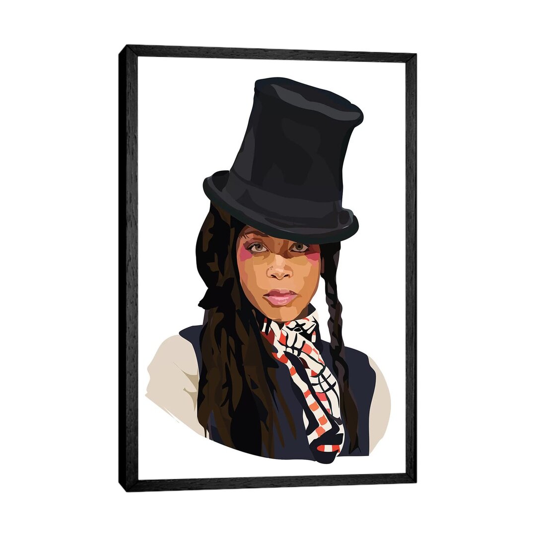 Leinwandbild Erykah Badu von Anna Mckay