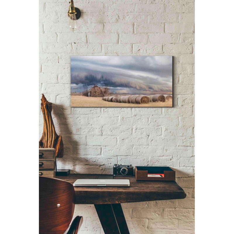 «Tornado Avertissement» par Lori Deiter, art mural sur toile, H 12 po x l 24 po x P 0,75 po