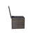 Wicker Patio Furniture Storage Box (Brown )