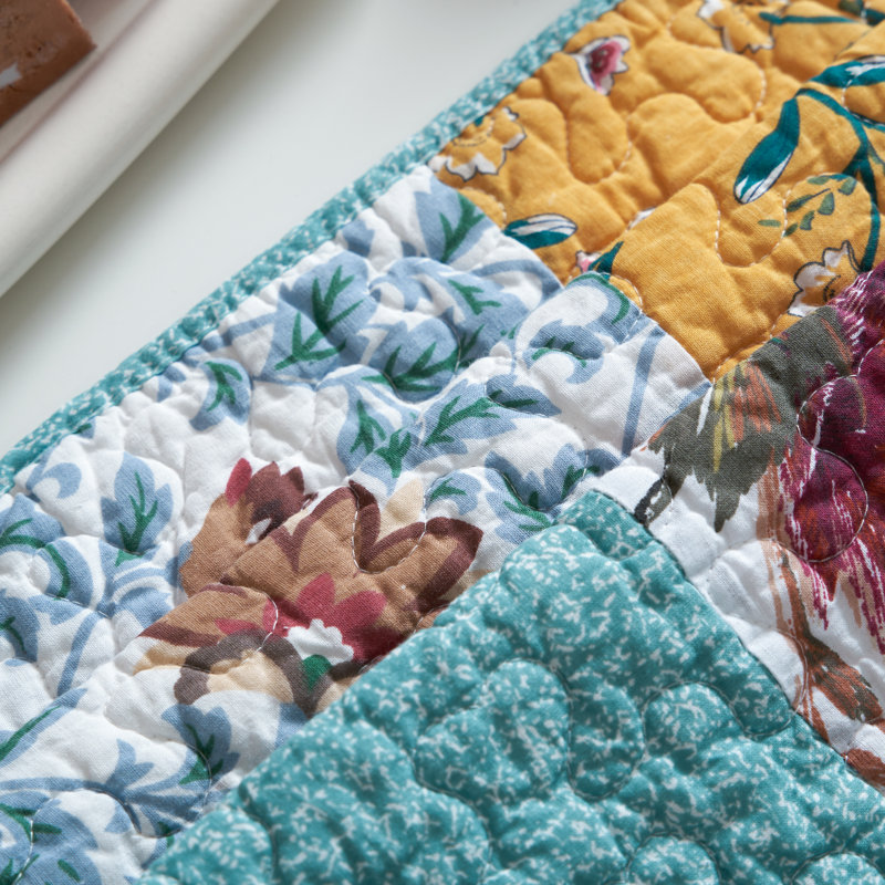 Napperon matelassé en coton patchwork