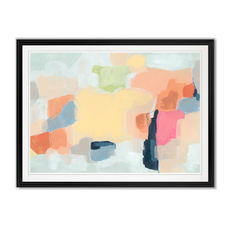 Cartographe - reproduction sur toile, H 30,5 po x l 42,5 po x P 1,5 po, Impression encadrée, Noir