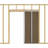 Sliding Pocket Door Hardware Kit For 2" X 4" Stud Wall With Soft Close Mechanism Open 24" To 36"