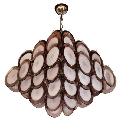 Lustre moderniste à pagode Murano
