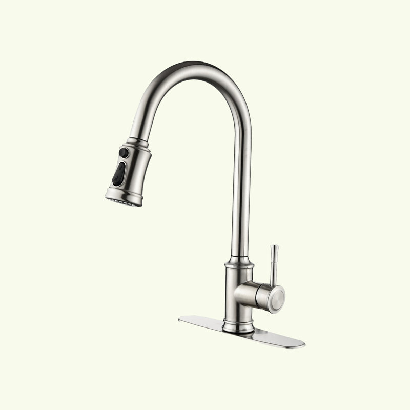 Naiyafly Pull Down Touch Kitchen Faucet, Silver