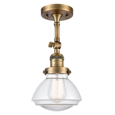 Chesterville Glass Semi Flush Mount