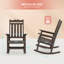 Chaise Adirondack berçante en plastique Liebwin-86803573