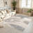 Galaxy Series Abrstract Black/Gray/Ivory/Beige Area Rug-1967865497-1966832450