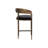 Zanatta Counter Stool - Charcoal Black Leather-106888466-106888468