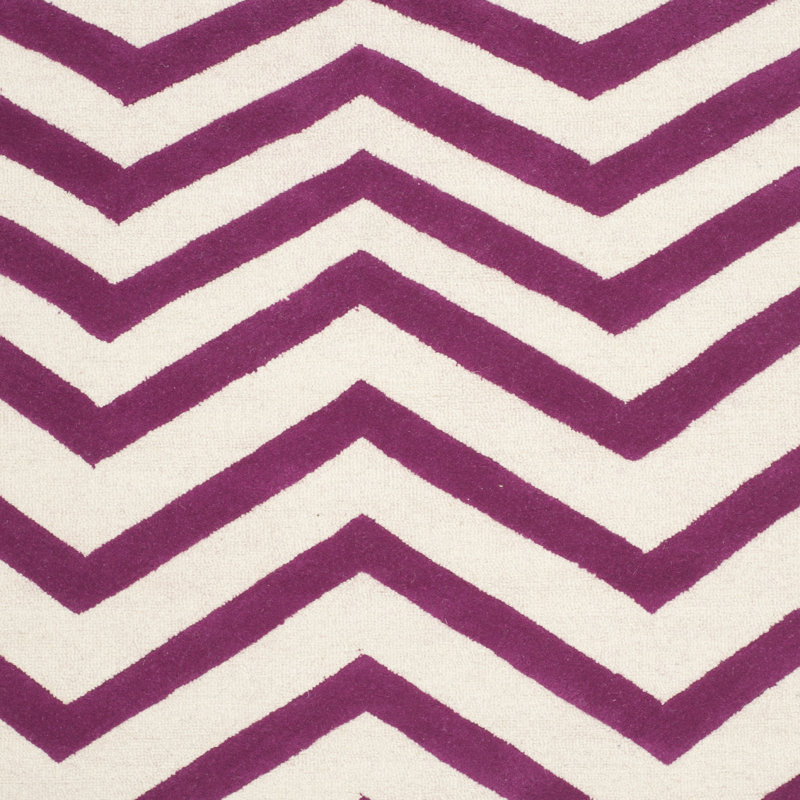 Betton Chevron Wool Hand Woven Area Rug, Rectangle 152 x 244 cm