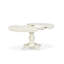 5 Piece Kitchen Table Set Includes A Wooden Table and 4 Beige Red Polyester Fabric Upholstered Dining Chairs with Stylish Back- Linen White Finish-143847006-143847001-174954978