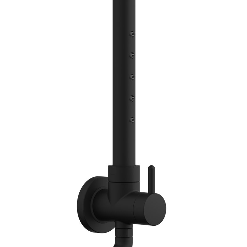 Pomme de douche Atlantis, 2,5 gallons par minute, Noir mat