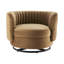Chaise pivotante en velours Charles Emerald-1364120815