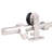 Stainless Steel Single Door Barn Door Hardware Kit Standard Single