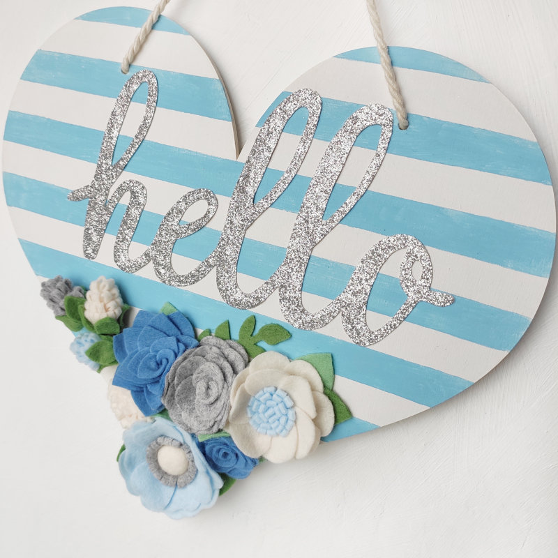 Handmade Wall Decor on Solid Wood