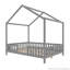 Lit de plancher en forme de maison avec auvent et balustrades hautes-845560666-845560646