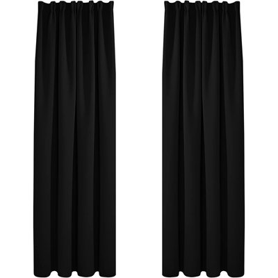 Hippen Blackout Door Curtain Pair
