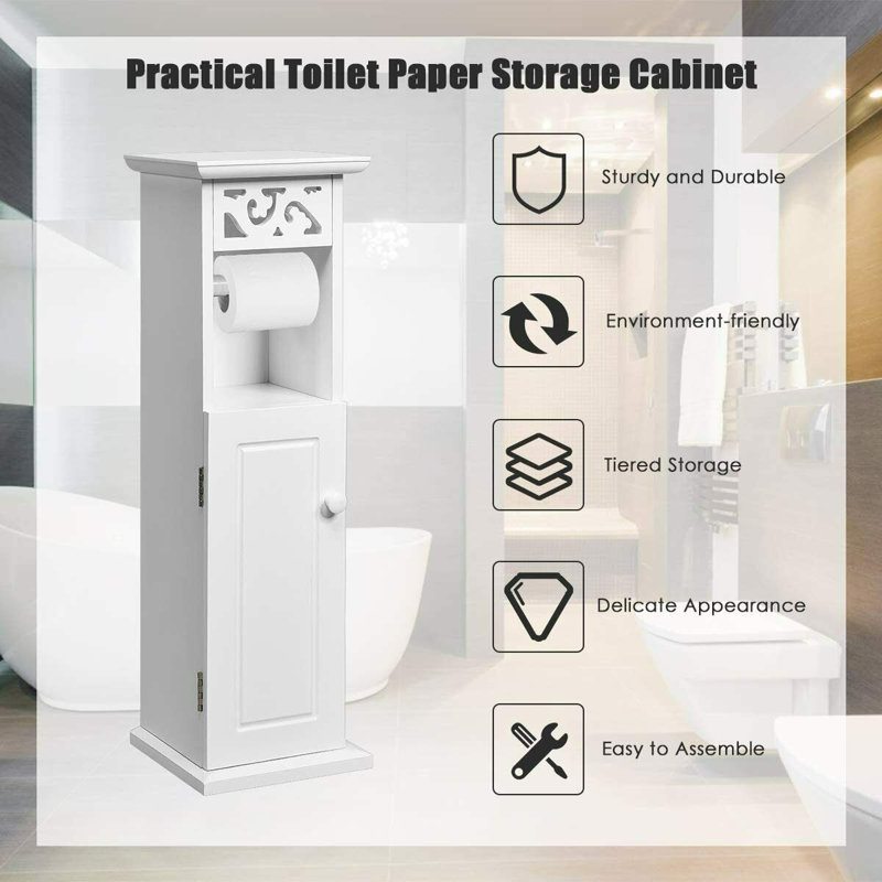 Zuri Freestanding Linen Cabinet