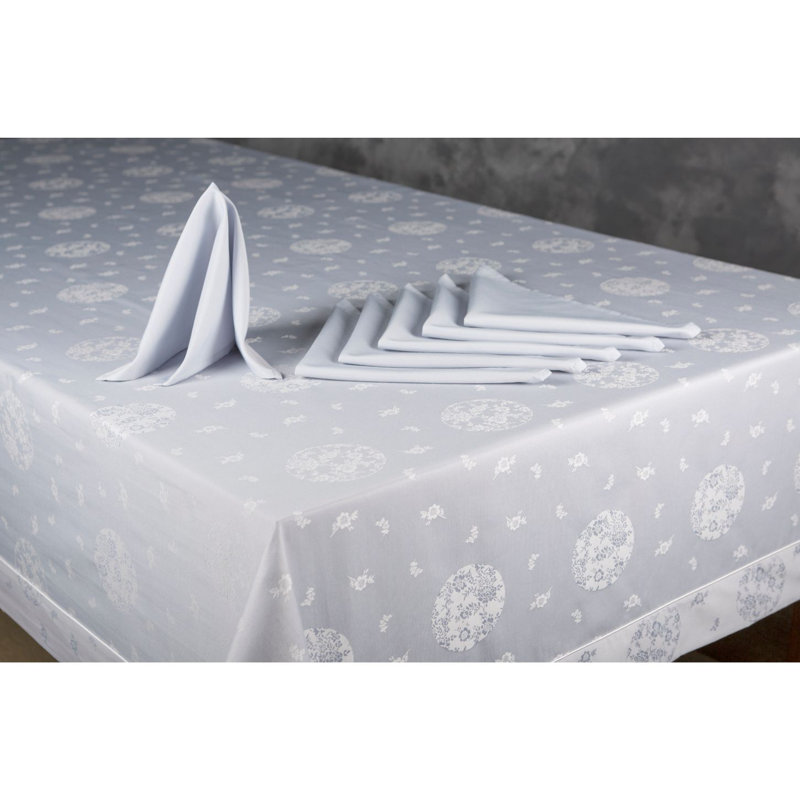 Dining Linen Set, Blue/Grey