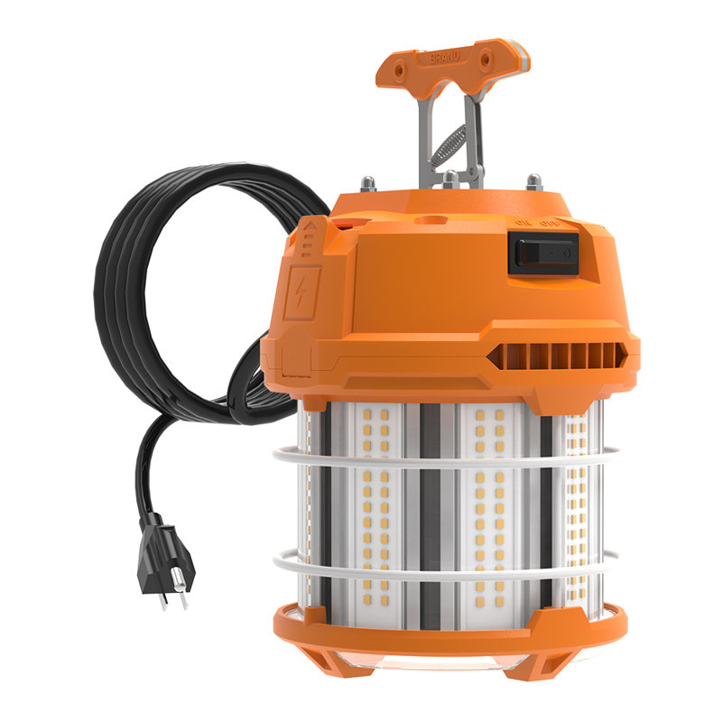 Lampe de travail à DEL 60W 7500LM 200W HID / HPS 5000K, H 14,17 po x l 7,72 po x P 7,28 po, 60 W