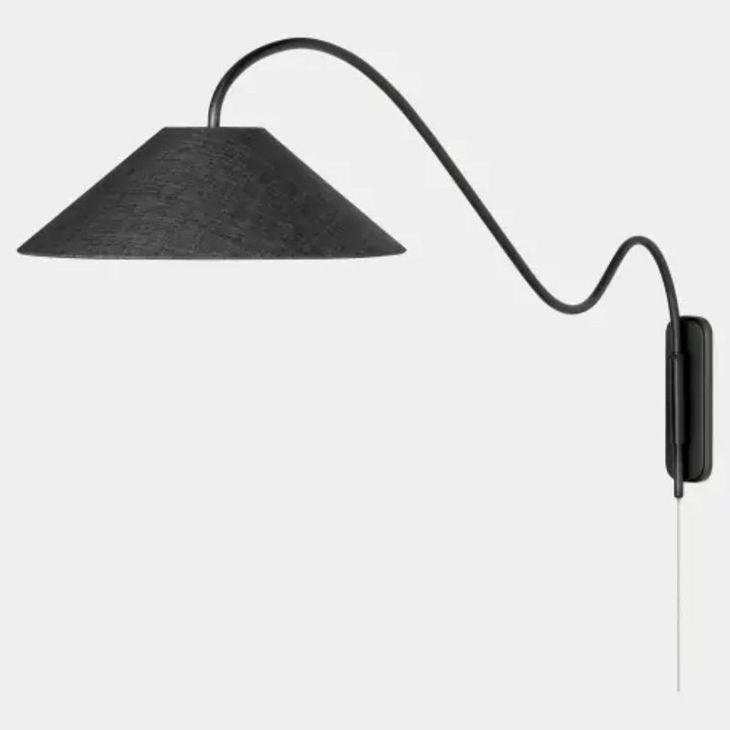 Swerve 1 - Light Sconce, Bronze, Black