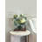 Assorted Hydrangea Floral Arrangement in Glass Vase