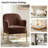 Cleo 26" Wide Contemporary Chair With Recessed Arms-466004715