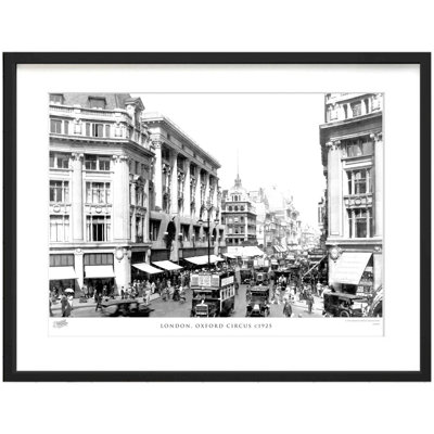 London, Oxford Circus C1925 by Francis Frith - Single Picture Frame Print