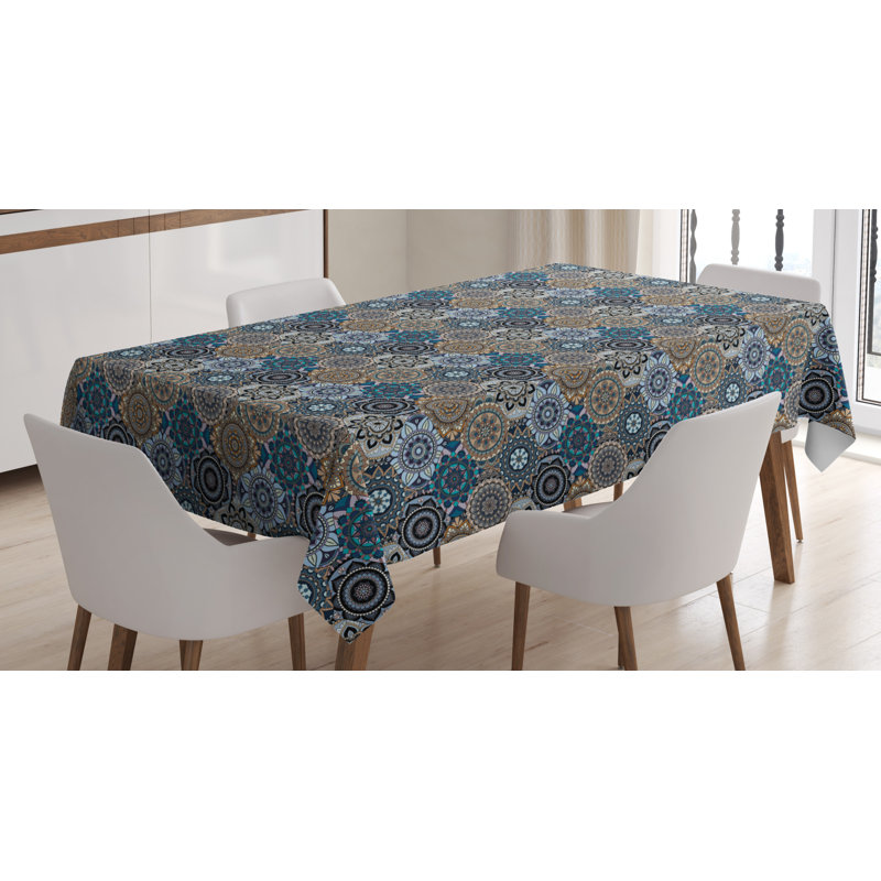 Moroccan Tablecloth, 90" L x 60" W