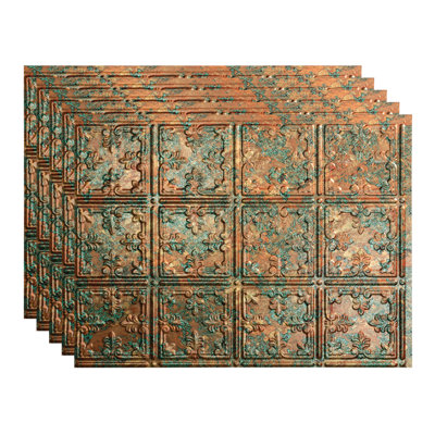 FASÄDE Traditional Style/Pattern 10 Decorative Vinyl 18in x 24in Backsplash Panel