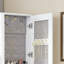 Armoire à bijoux rotative 4 en 1 avec miroir pleine grandeur pour chambre à coucher-1023210407