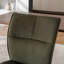 Chaises de salle à manger rembourrées en tissu avec dossier en métal pour la salle à manger-1430198141
