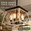 Lustre suspendu à 4 lumières-976694785