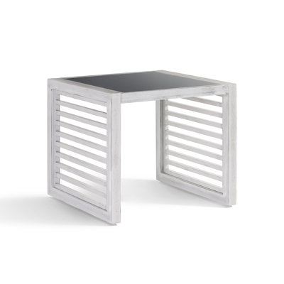 Torland Square Metal Outdoor Side Table , 26'' in. W 26'' in. D