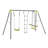 HomCom Metal Swing Set with 1 Swing(s)
