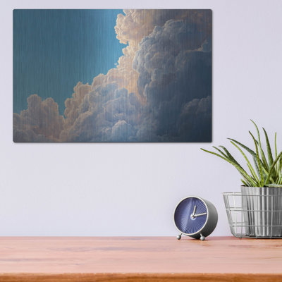  «Magnifique nuage 2» par Ann Klee, art mural en métal, 16 po x 12 po