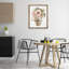 «Coffee O'Clock Floral», art mural encadré sur toile-614854970-614854971