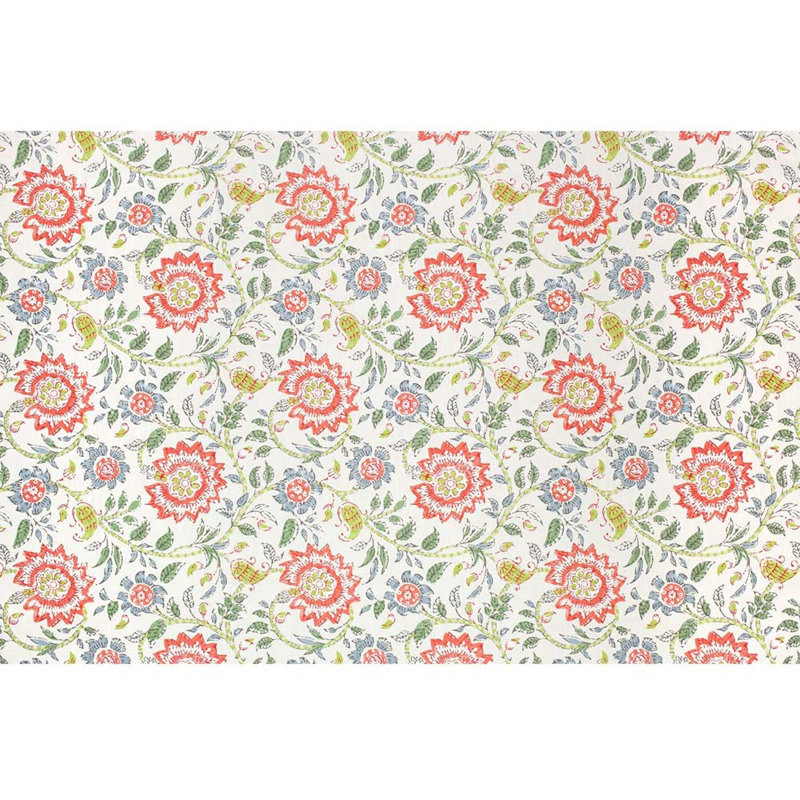 Toile Damask Peel & Stick Floral Border, 100" L x 144" W