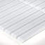 Color Wave Straight-Joint 1" x 6" Porcelain Mosaic Tile in Ice White