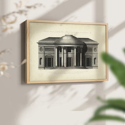 Richardson Architecture III -Framed Print - Restickable