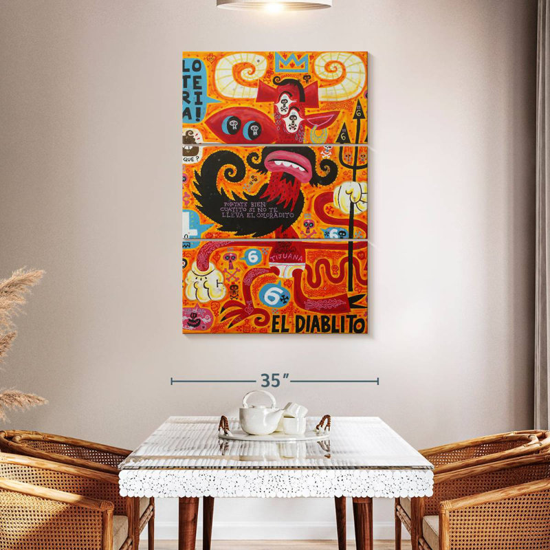 Kelan Loteria, 50" H x 32" W
