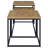 Romance Copy Three-Piece Table Set with Industrial Design
