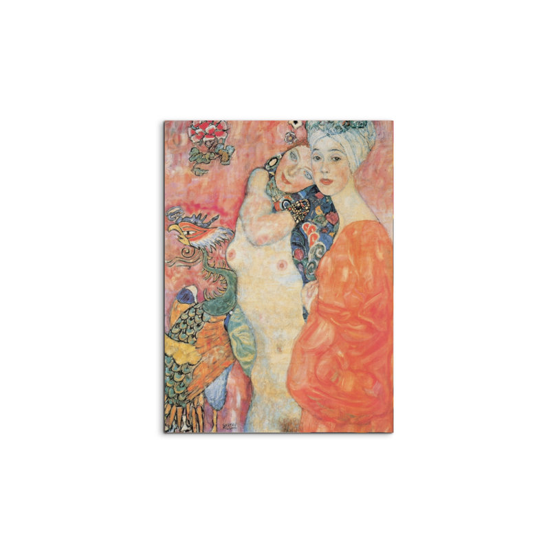 The girlfriends 77.5cm H x 58cm W MetalArt Materic Aluminum Satin Effect, Frameless Panel, Lightweight Ready to Hang