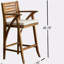 Tabouret de bar 2 pièces Hermosa