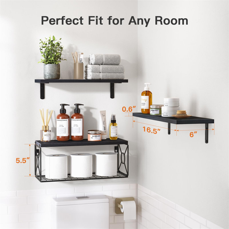 Tiered Shelf, Black