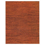 Hidden Path Striped Area Rug in Black/Orange