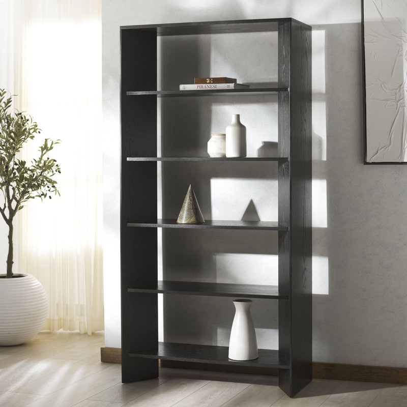 Iriye 5 Shelf Bookshelf, Black