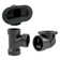 1-1/2" Coarse Thread Tip-Toe Bathtub Drain Trim with Linear Overflow Cover, Sch. 40 ABS fittings