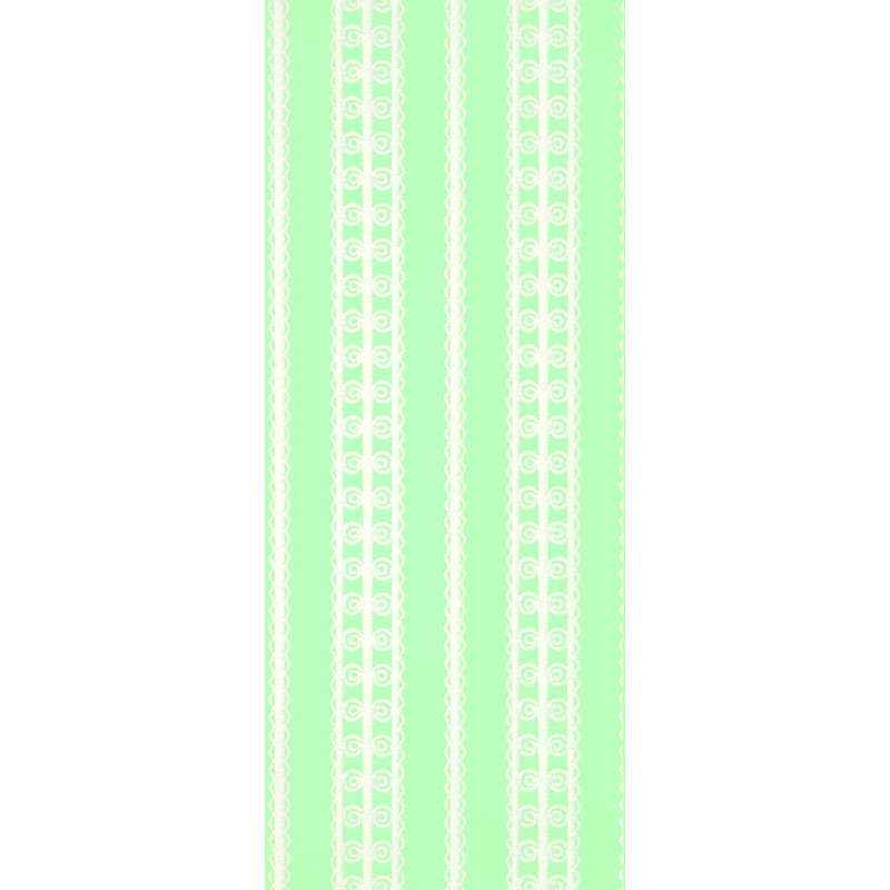 Schumacher x Celerie Kemble Wicker Stripe Wallpaper, Lovely Day